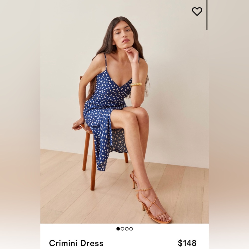 Reformation Cremini dress in Moray NWT